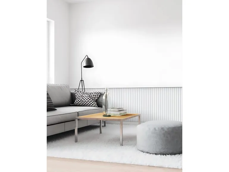 ORAC DECOR W109 MODERN VALLEY 3D Wandpaneel Zierlement 2 m 200 cm x 1,3 cm x 25,0 cm Weiß