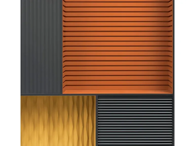 ORAC DECOR W109 MODERN VALLEY 3D Wandpaneel Zierlement 2 m 200 cm x 1,3 cm x 25,0 cm Weiß