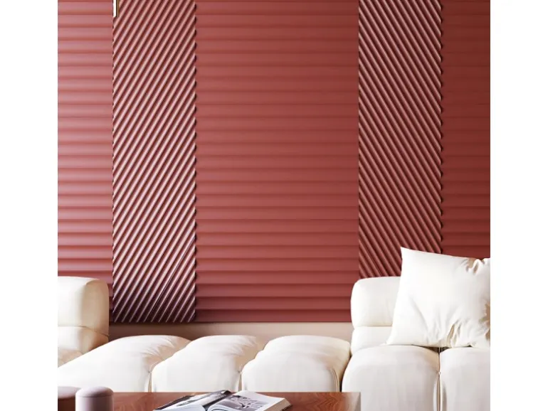 ORAC DECOR W114 MODERN VALLEY XL 3D Wandpaneel Zierlement 2 m 200 cm x 1,5 cm x 25,0 cm Weiß