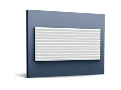 ORAC DECOR W108 MODERN ZIGZAG 3D Wandpaneel Zierlement 2 m 200 cm x 1,8 cm x 25,0 cm Weiß