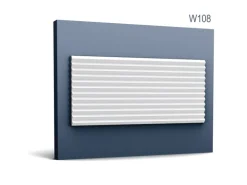 ORAC DECOR W108 MODERN ZIGZAG 3D Wandpaneel Zierlement 2 m 200 cm x 1,8 cm x 25,0 cm Weiß