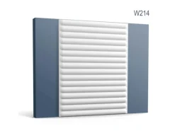 ORAC DECOR W214-Box HILL BEAD XL 3D Wandpaneele 1 Karton Set mit 5 Paneelen 10 m Weiß