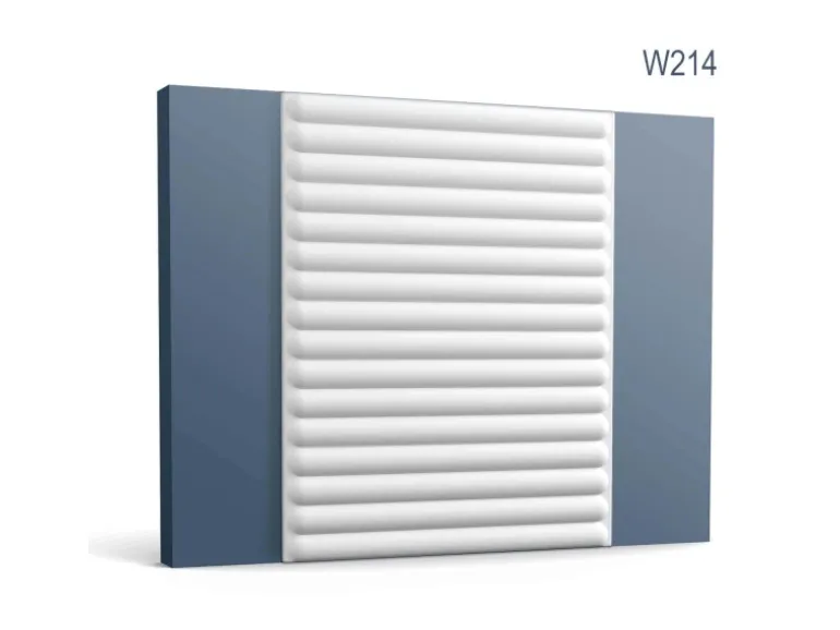 ORAC DECOR W214-Box HILL BEAD XL 3D Wandpaneele 1 Karton Set mit 5 Paneelen 10 m Weiß