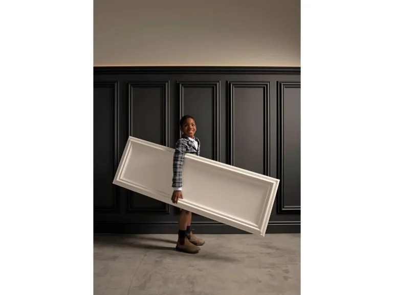 ORAC DECOR W120-Box LUXXUS 3D Wandpaneel 1 Karton Set mit 4 Dekoelementen 3 m2 Weiß