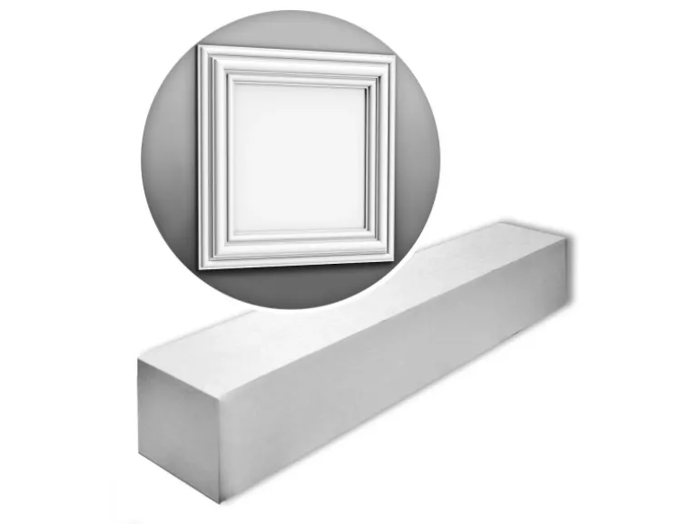 ORAC DECOR W121-Box LUXXUS 3D Wandpaneel 1 Karton Set mit 8 Dekoelementen 2 m2 Weiß