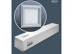 ORAC DECOR W121-Box LUXXUS 3D Wandpaneel 1 Karton Set mit 8 Dekoelementen 2 m2 Weiß