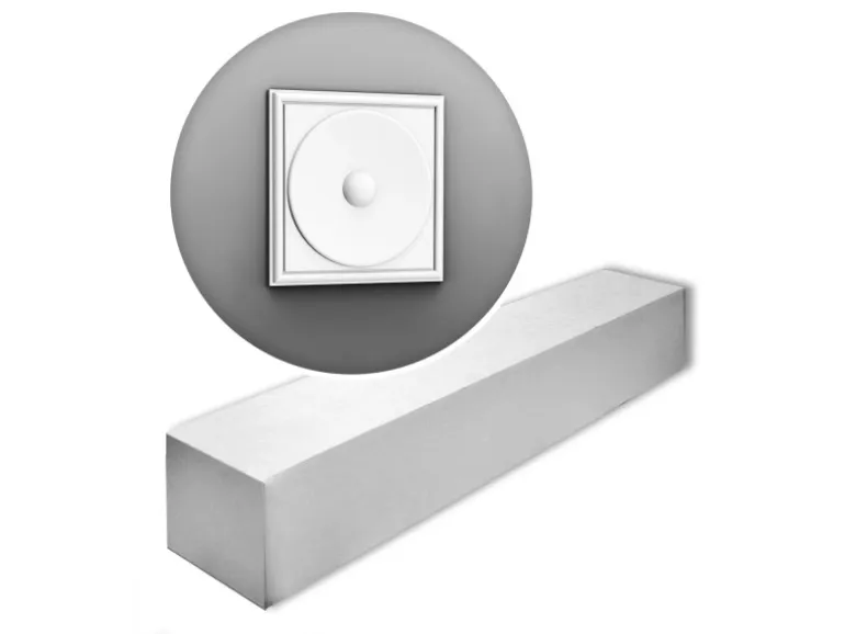 ORAC DECOR W122-Box LUXXUS 3D Wandpaneel 1 Karton Set mit 8 Paneelen 0,89 m2 Weiß