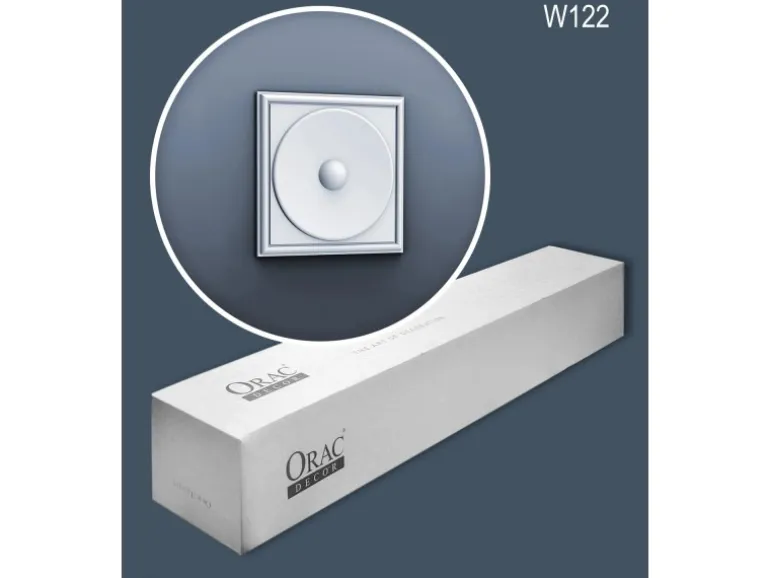ORAC DECOR W122-Box LUXXUS 3D Wandpaneel 1 Karton Set mit 8 Paneelen 0,89 m2 Weiß