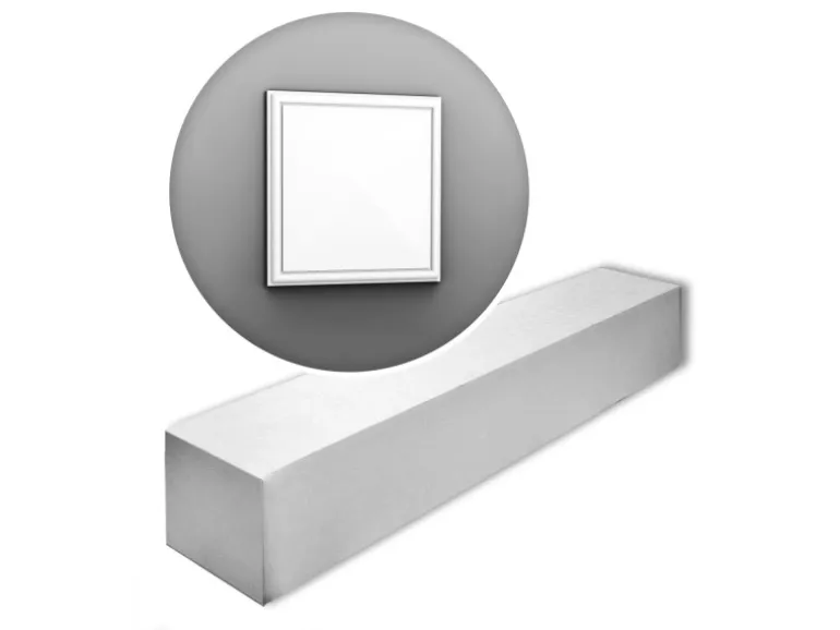 ORAC DECOR W123-Box LUXXUS 3D Wandpaneel 1 Karton Set mit 8 Paneelen 0,89 m2 Weiß