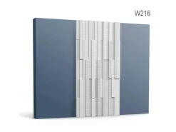 ORAC DECOR W216-Box MATRIX 3D Wandpaneele 1 Karton Set mit 8 Paneelen 16 m Weiß