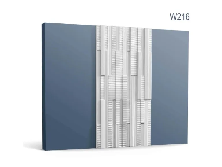 ORAC DECOR W216-Box MATRIX 3D Wandpaneele 1 Karton Set mit 8 Paneelen 16 m Weiß