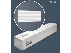 ORAC DECOR W109-Box MODERN 3D Wandpaneele 1 Karton mit 12 Zierlementen Weiß