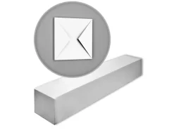 ORAC DECOR W106-Box MODERN 3D Wandpaneele 1 Karton Set mit 5 Zierlementen 0,55 m2 Weiß