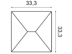 ORAC DECOR W106-Box MODERN 3D Wandpaneele 1 Karton Set mit 5 Zierlementen 0,55 m2 Weiß