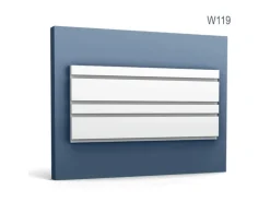 ORAC DECOR W119-Box MODERN 3D Wandpaneele 1 Karton Set 6 Zierelemente 12 m Weiß