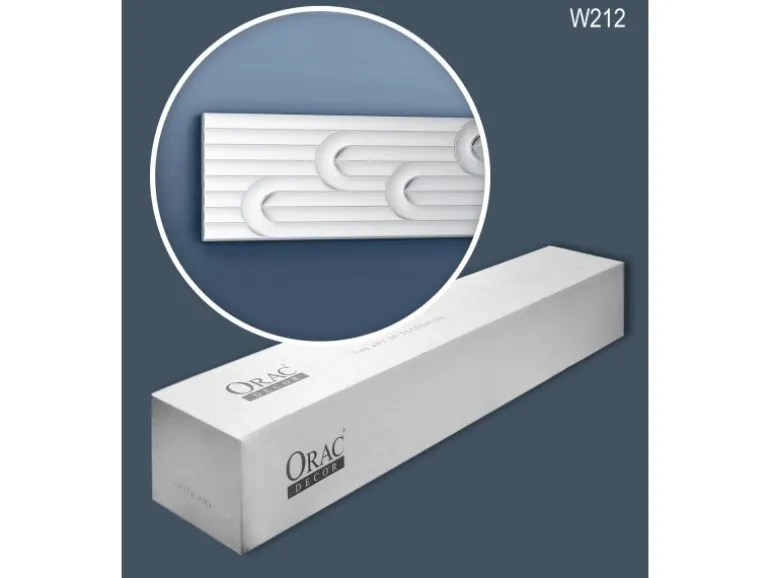 ORAC DECOR W212-Box MODERN 3D Wandpaneele 1 Karton Set 10 Zierelemente Weiß