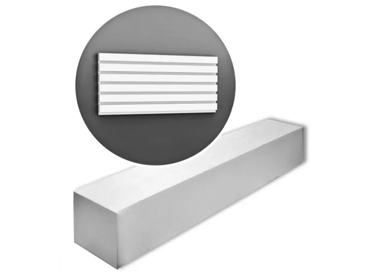 ORAC DECOR W111-Box MODERN 3D Wandpaneel 1 Karton Set mit 6 Zierelement 12 m Weiß