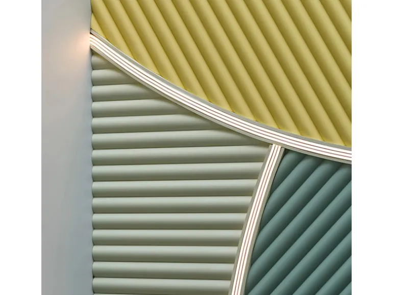 ORAC DECOR W110F MODERN HILL Flexibles 3D Wandpaneel Zierelement 2 m 200 cm x 1,6 cm x 25 cm Weiß