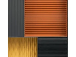 ORAC DECOR W109F MODERN VALLEY Flexibles 3D Wandpaneel Zierelement 2 m 200 cm x 1,3 cm x 25 cm Weiß