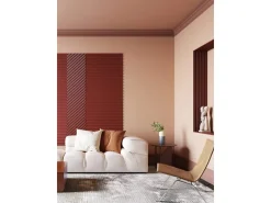 ORAC DECOR W114F MODERN VALLEY XL Flexibles 3D Wandpaneel Zierelement 2 m 200 cm x 1,5 cm x 25 cm Weiß