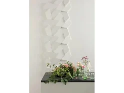 ORAC DECOR W101ODERN TRAPEZIUM 3D Wandpaneel Zierlement, 15 cm x 34,5 cm x 2,9 cm Weiß