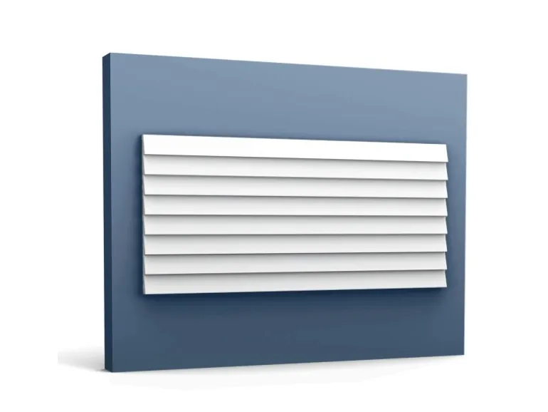 ORAC DECOR WX204 MODERN RIPPLE 3D Wandpaneel Zierelement Stuckleiste 2 m Weiß