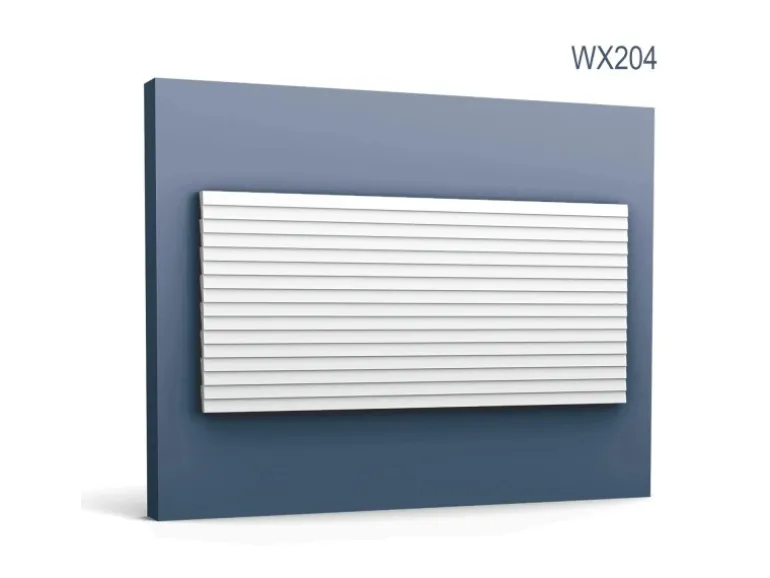 ORAC DECOR WX204 MODERN RIPPLE 3D Wandpaneel Zierelement Stuckleiste 2 m Weiß