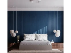 ORAC DECOR WX204 MODERN RIPPLE 3D Wandpaneel Zierelement Stuckleiste 2 m Weiß