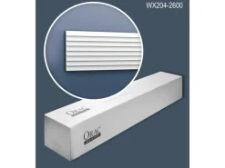 ORAC DECOR WX204-2600-Box 3D Wandpaneele 1 Karton Set 6 Zierelemente 15,6 m Weiß