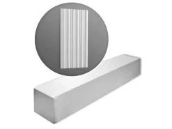 ORAC DECOR WX211-Box FLUTE 3D Wandpaneele 1 Karton Set mit 8 Paneelen 16 m Weiß