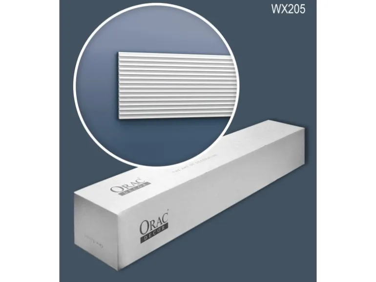 ORAC DECOR WX205-Box MODERN 3D Wandpaneele 1 Karton Set 10 Zierelemente Weiß