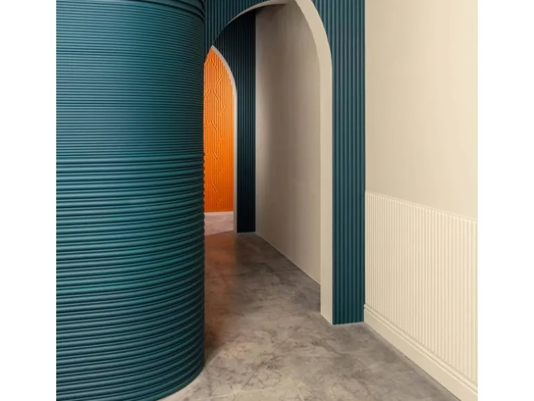 ORAC DECOR WX210-2600-Box REED 3D Wandpaneele 1 Karton Set mit 7 Paneelen 18,2 m Weiß