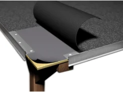 Ortblech ohne Wasserfalz Alu Natur Zuschnitt 250 mm x 1000 mm