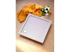 Ottofond Duschwanne Extraflach Aruba Quadrat 100 cm x 100 cm Weiß