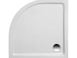 Ottofond Duschwanne Extraflach Viertelkreis 90 cm x 90 cm Weiß