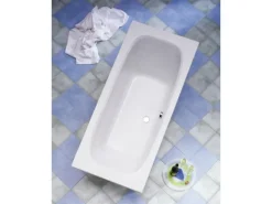 Ottofond Körperform-Badewanne Malta 180 cm Weiß