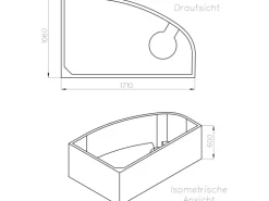 Ottofond Wannenträger Loredana Typ A