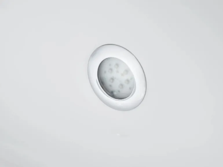 Ottofond Whirlpool-Komplettset Spirit 180x80 cm Rechts Weiß mit Wannenrandarmat