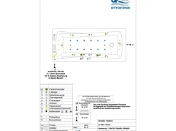 Ottofond Whirlpool-Komplettset Atlanta 180 cm x 80 cm Weiß