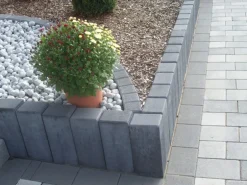 Palisade Rechteck Anthrazit 40 cm x 16,5 cm x 12 cm