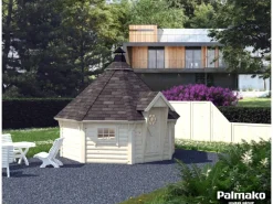 Palmako Grillkota Eva BxT: 379 cm x 379 cm