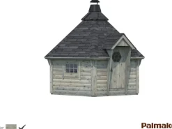 Palmako Grillkota Eva Grau tauchgrundiert BxT: 376 cm x 326 cm