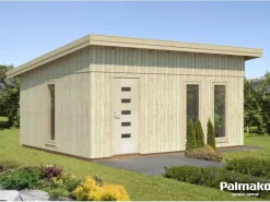 Palmako Holz-Gartenhaus Annika BxT: 448 cm x 548 cm