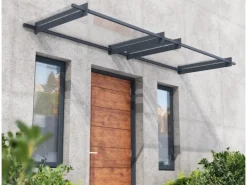 Palram - Canopia Vordach Nancy 14 cm x 301 cm x 94 Anthrazit Klar