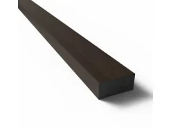 Paneel-Abschlussleiste Geräucherte Eiche MDF Schwarz 6,5 cm x 300 cm