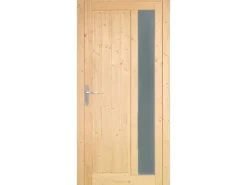 Panto Holz-Nebeneingangstür NET 510 Fichte Natur 88 cm x 200 cm Anschlag Links