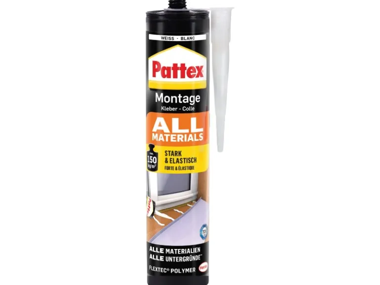 Pattex Montagekleber All Materials stark haftender Alleskleber 450 g