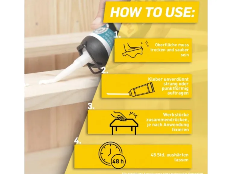 Pattex Montagekleber Kleben statt Bohren 133 g Spender Weiß