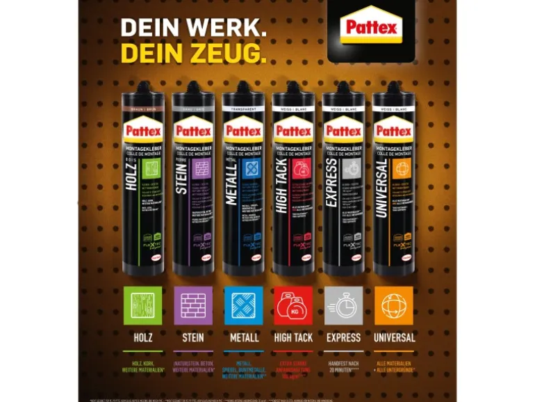 Pattex Montagekleber Universal Weiß 420 g