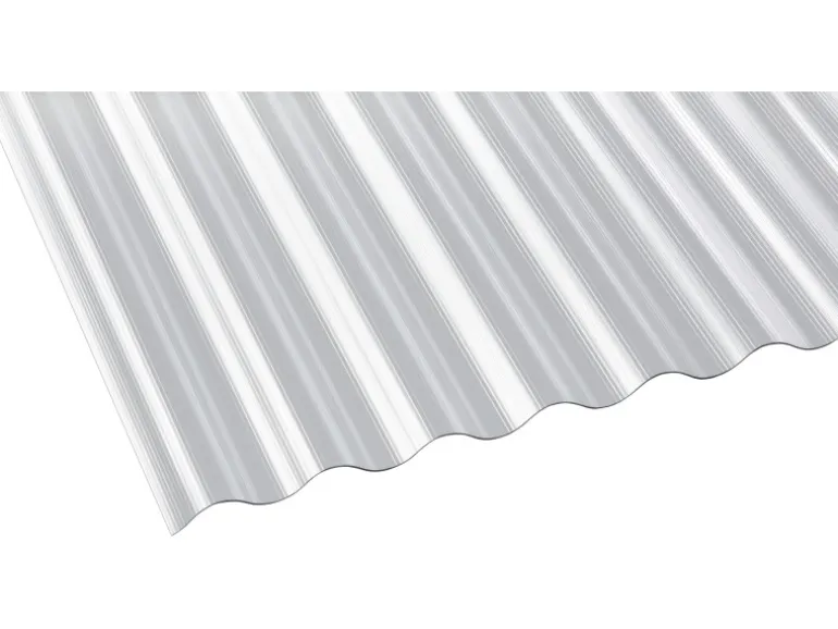 PC Wellplatte Sinus 76/18 gerillt Klar 1,4 mm 3000 mm x 900 mm